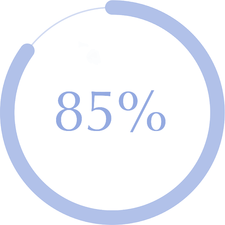 85%